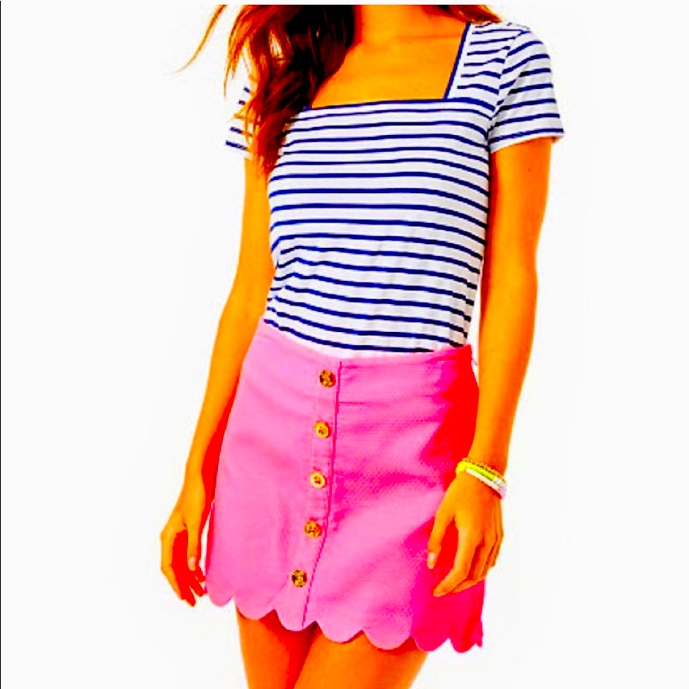 NWT- LilyPulitzer Kaylie Button Down Skort-Size 10